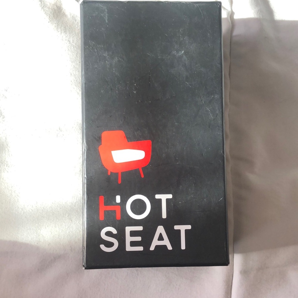 Hot Seat Party Game - Black and Red